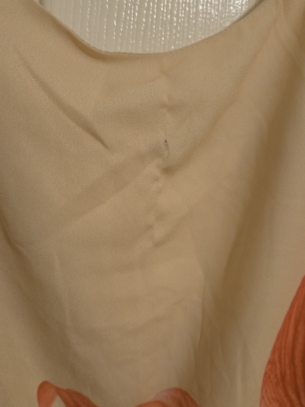 NWT Lulu's Cream Mini Dress with Orange Floral Print - Picture 3 of 4